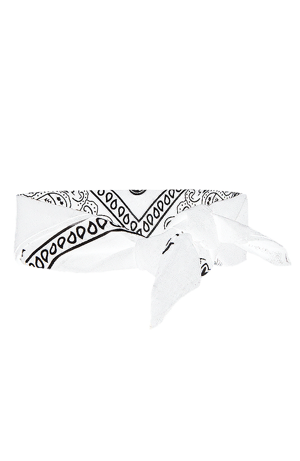 Bandana Sjaal Classic Wit – shoparchief
