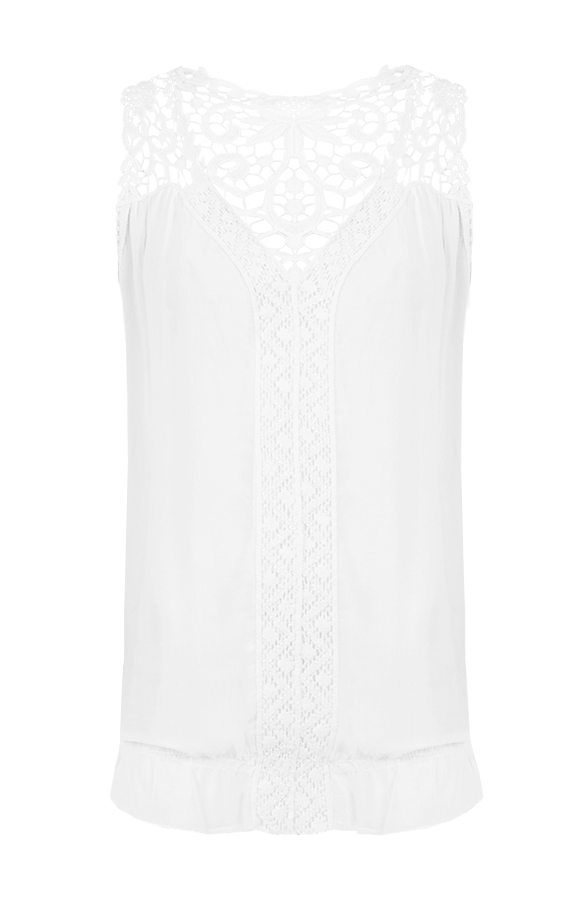 Breeze Lace Top White – shoparchief