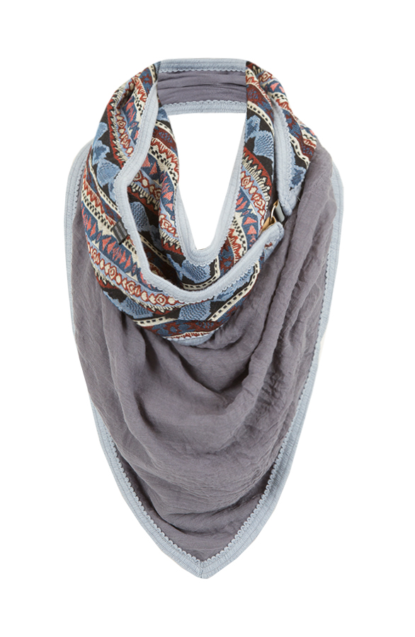 Luxury Aztec Sjaal Grey – shoparchief