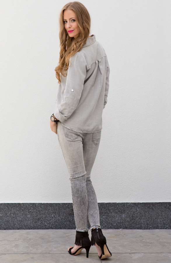 Patches Blouse Exclusive Grey – shoparchief, foto 6