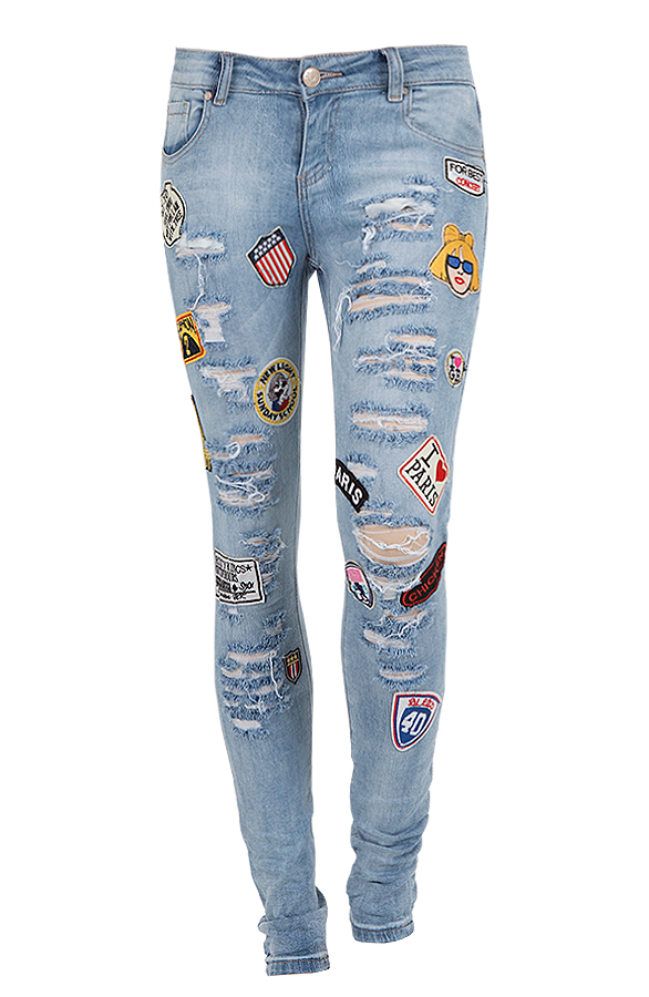 Patches Jeans All Over – shoparchief