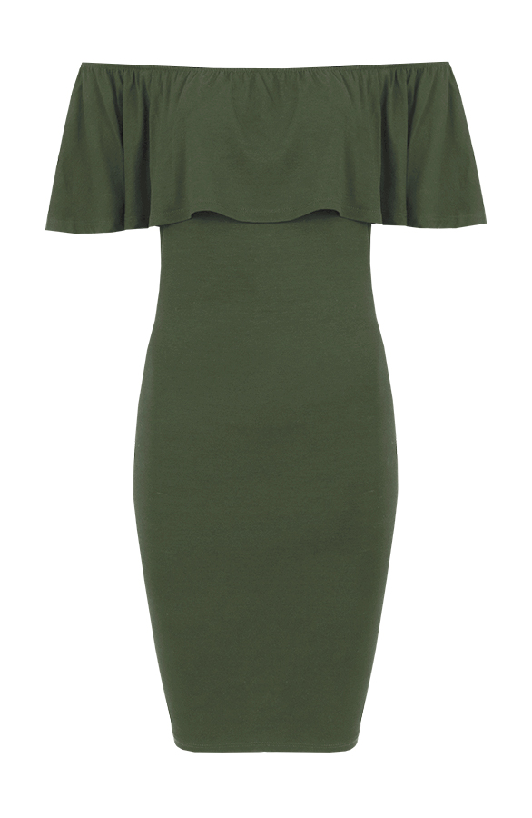 Ruches Dress Army – shoparchief