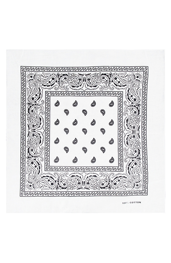 Bandana Sjaal Classic Wit – shoparchief, foto 2