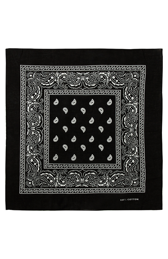 Bandana Schal Classic Schwarz, Shoparchiv, Foto 2