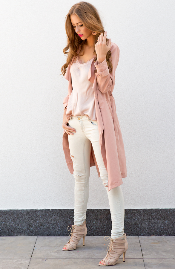 Safari Trenchcoat 2.0 Blush – shoparchief, foto 2