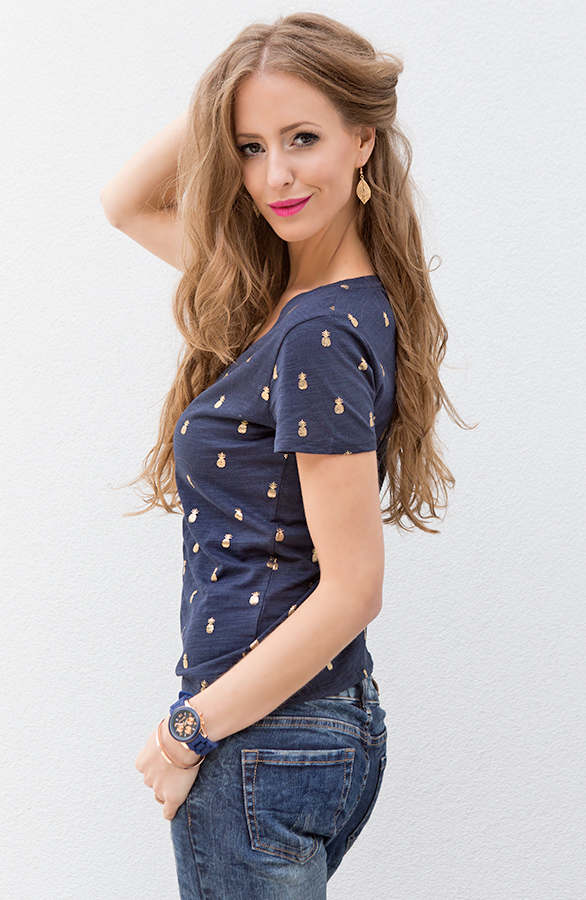 Pineapple V. Top Navy – shoparchief, foto 4