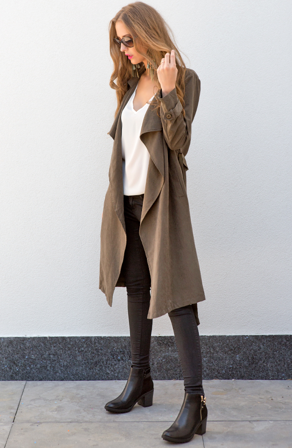 Safari Trenchcoat 2.0 Khaki – shoparchief, foto 5