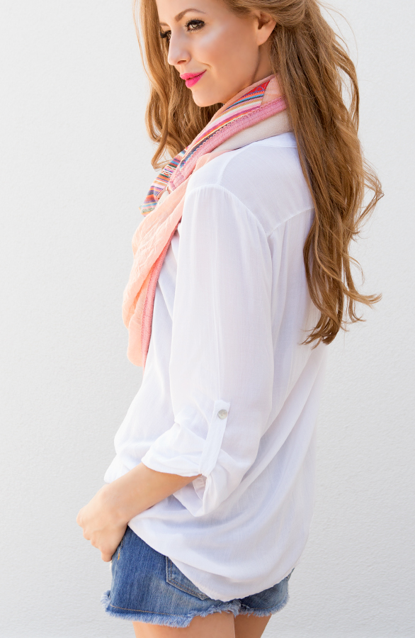Luxury Aztec Sjaal Pink – shoparchief, foto 5