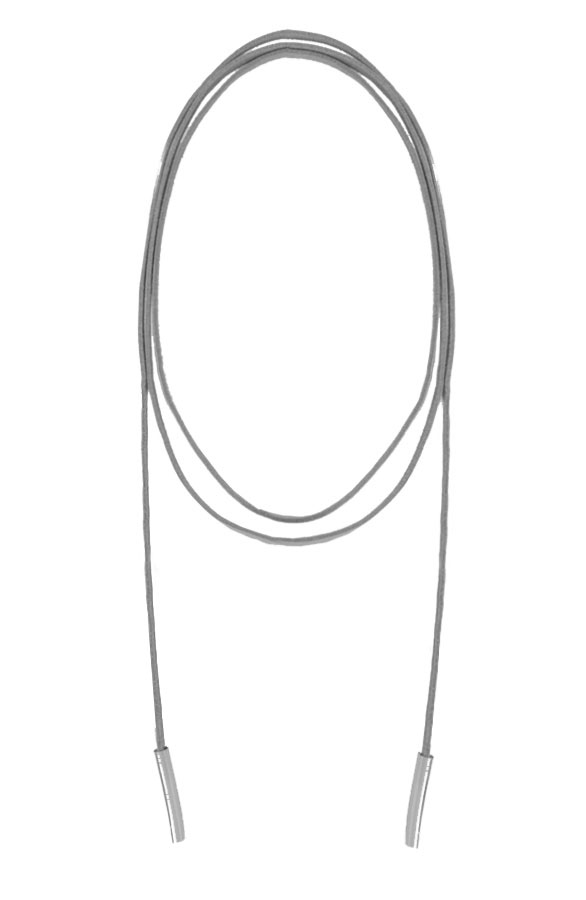 Choker Ketting Suede Grijs – shoparchief
