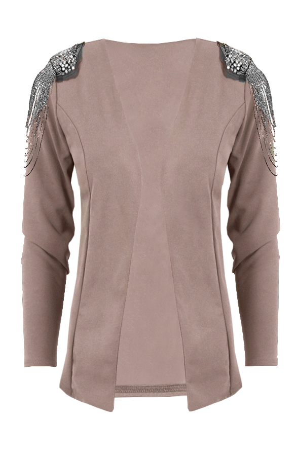 Luxury Chains Jacket Taupe – shoparchief