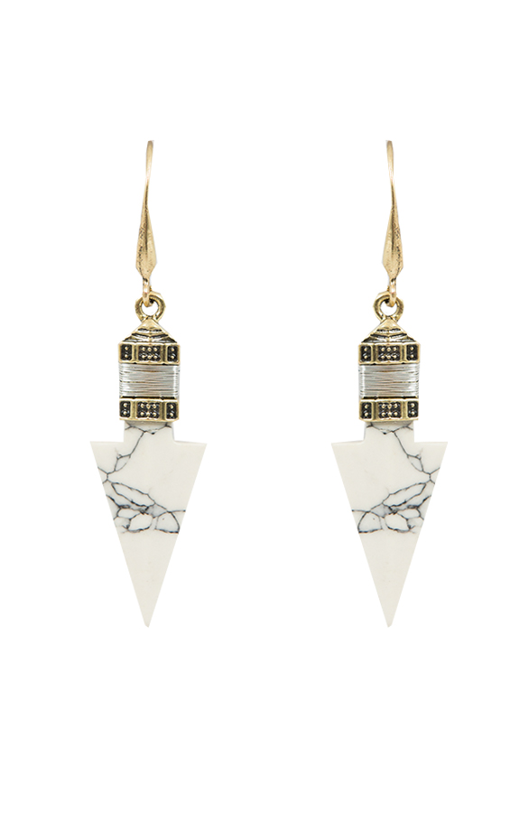 Marble Arrow Oorbellen – shoparchief