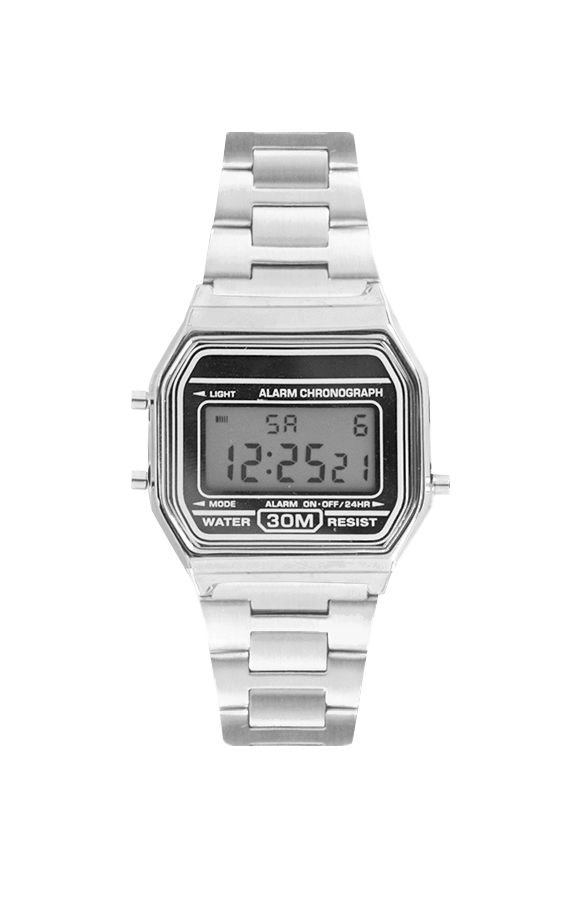 Retro Watch Silver – shoparchief