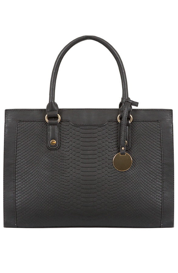 Snakeprint Frame Bag Black – shoparchief