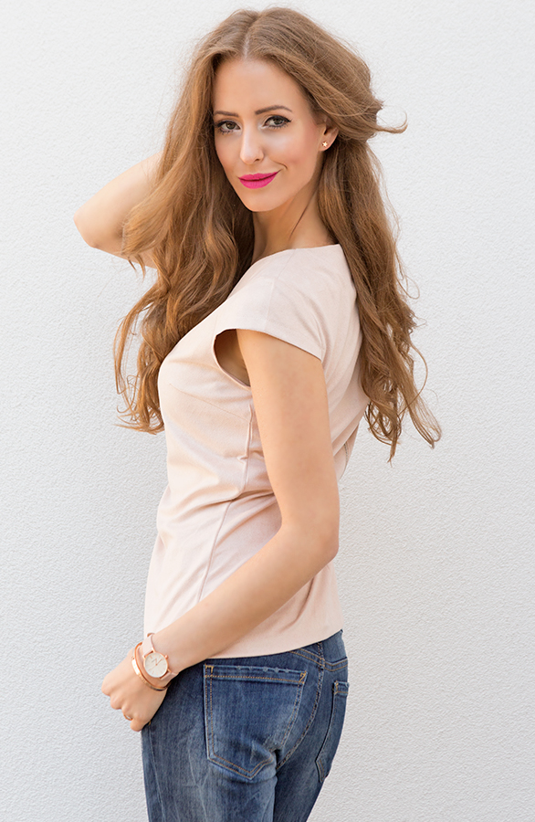 Suede Secret Top Pink – shoparchief, foto 5