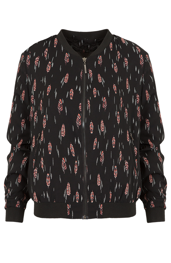 Venice Feather Bomber Jacket – shoparchief