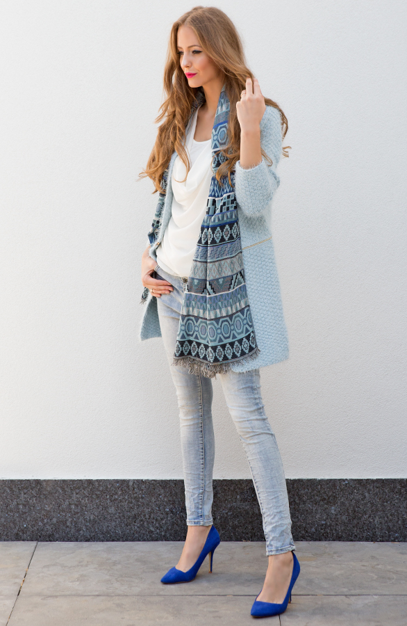 Egyptian Sjaal Blue – shoparchief, foto 3