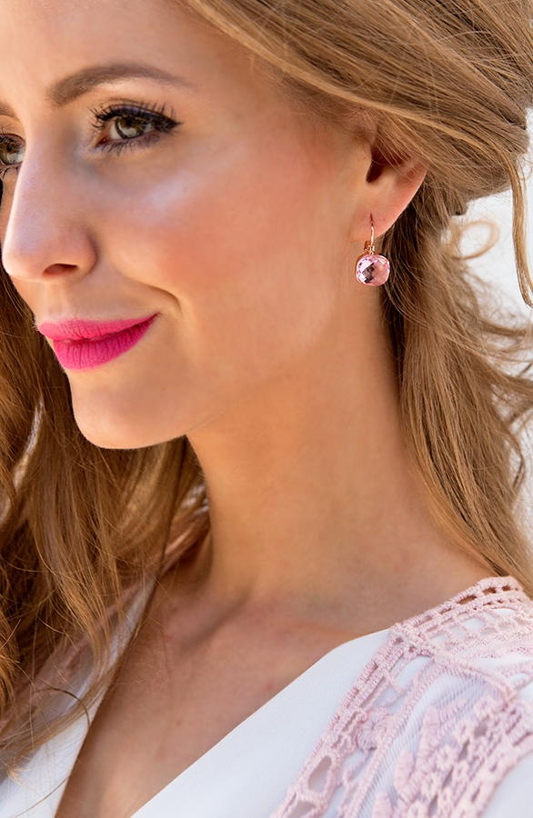 Crystal Oorbellen Pink – shoparchief, foto 2