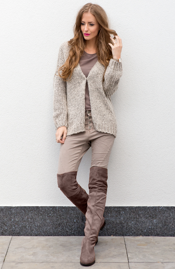 Oversized Stone Cardigan – shoparchief, foto 4