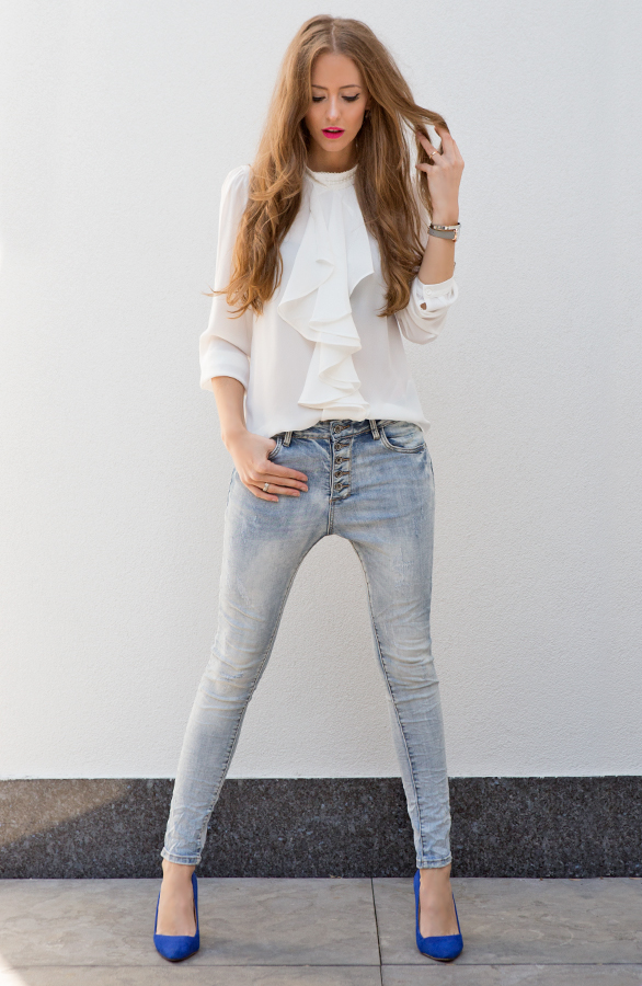 Marina Di Capri Blouse White – shoparchief, foto 6