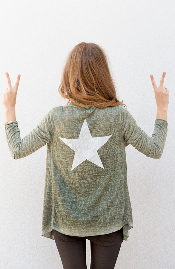 Full Star Cardigan Army – shoparchief, foto 3