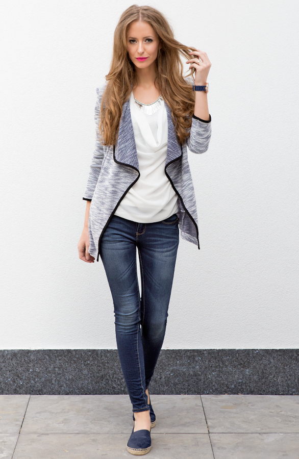 Tweed Zipper Jacket – shoparchief, foto 4