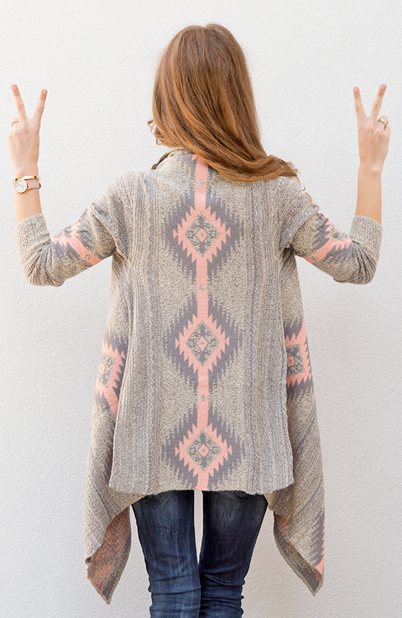Aztec Pink Cardigan 2.0 – shoparchief, foto 3
