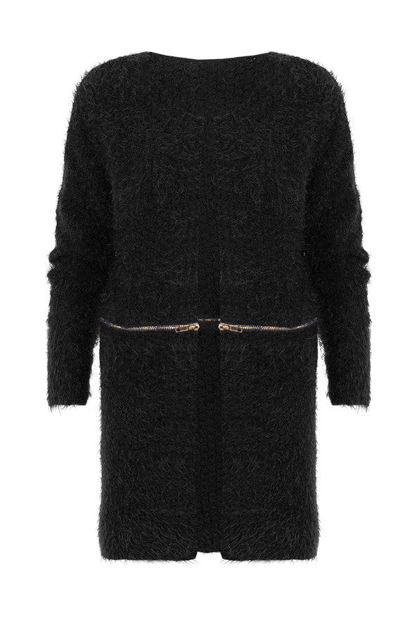 Divide Me Cardigan Black – shoparchief