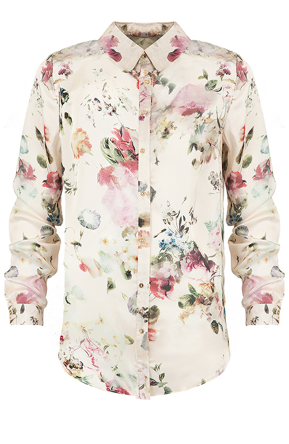 Flowerly Silk Blouse – shoparchief