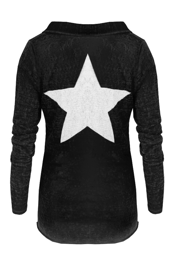 Full Star Cardigan Black – shoparchief