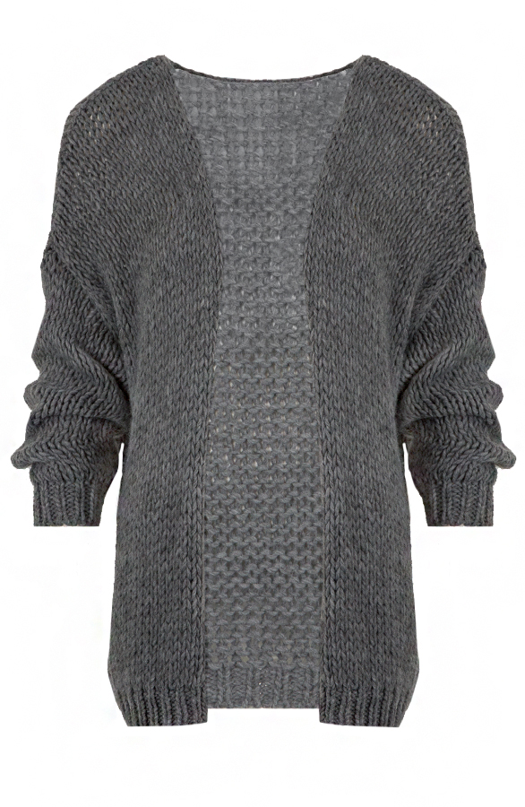 Oversized Grey Cardigan – shoparchief