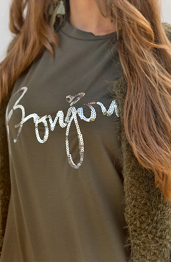 Bonjour Sparkle Top Army – shoparchief, foto 6