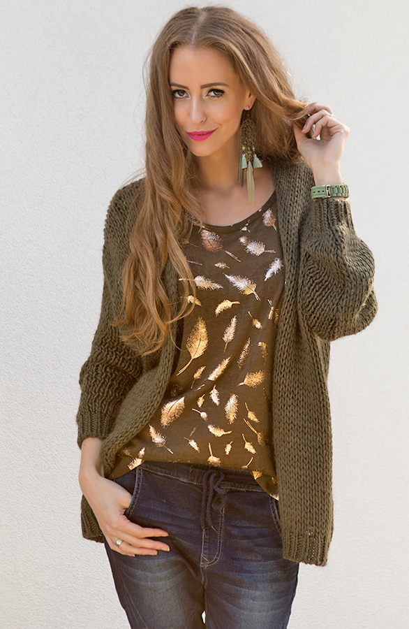 Oversized Army Cardigan – shoparchief, foto 2