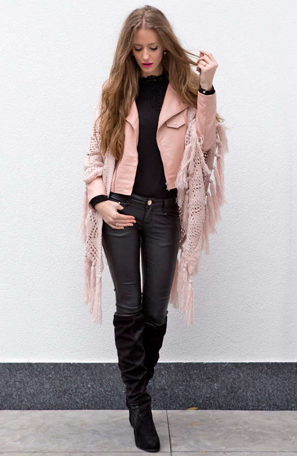 Fringe Sjaal Soft Pink 3.0 – shoparchief, foto 7