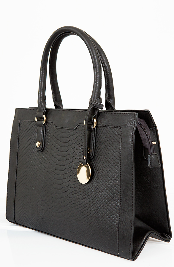 Snakeprint Frame Bag Black – shoparchief, foto 6