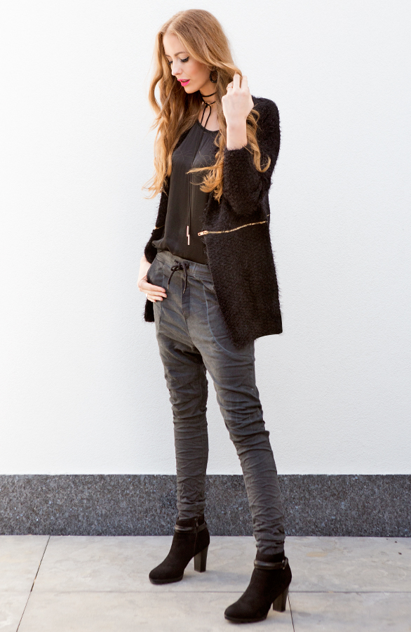 Divide Me Cardigan Black – shoparchief, foto 4