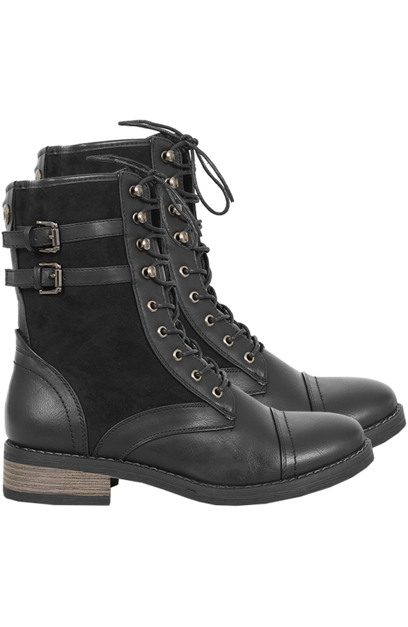 Biker Buckle Boots – shoparchief