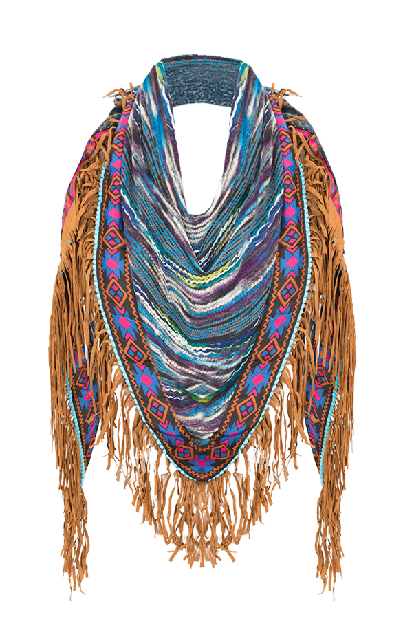 Boho Fringes Sjaal Ocean 2.0 – shoparchief