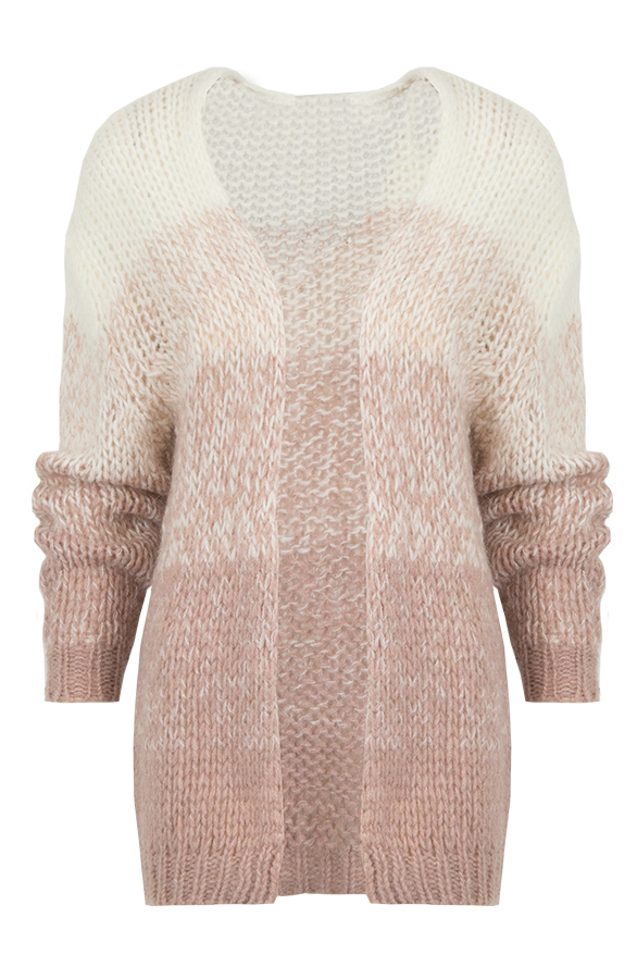 Dipdye Cardigan Pink – shoparchief
