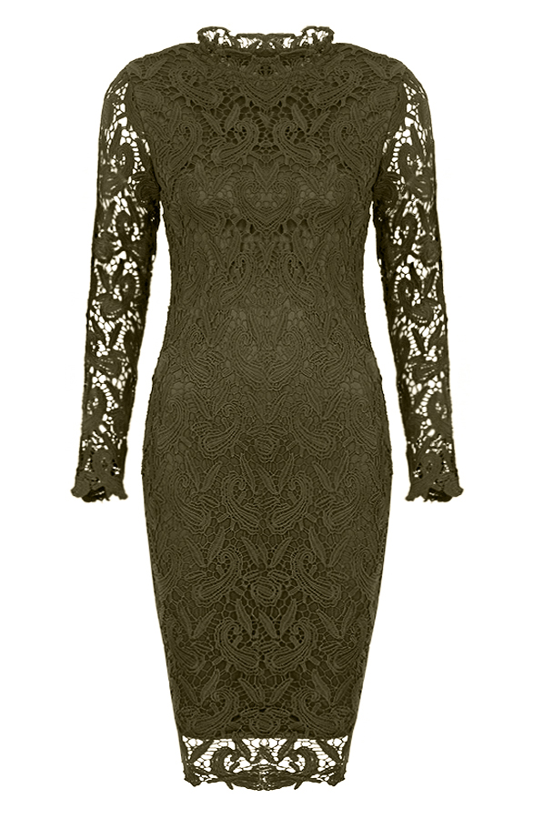 Feminine Dress Lace 2.0 Army – shoparchief