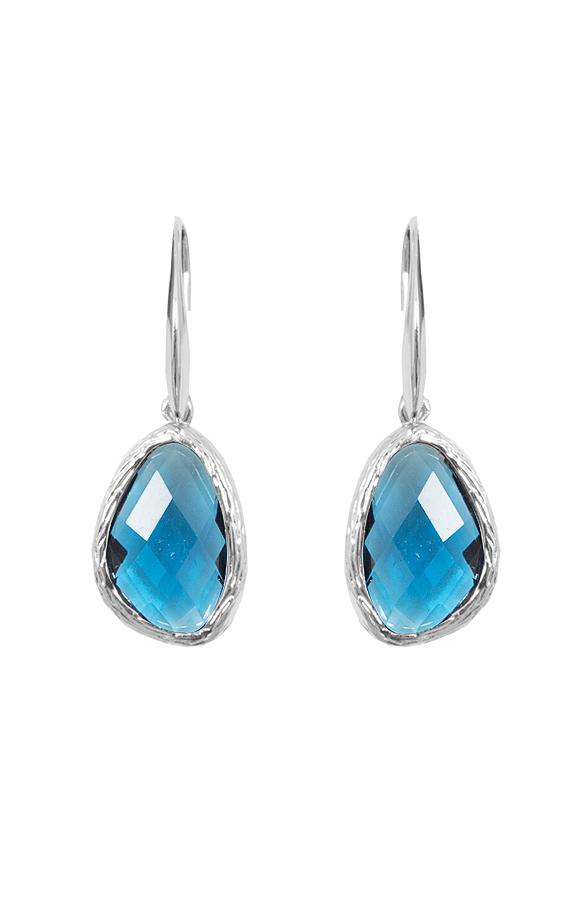 Gemstone Blue Oorbellen – shoparchief