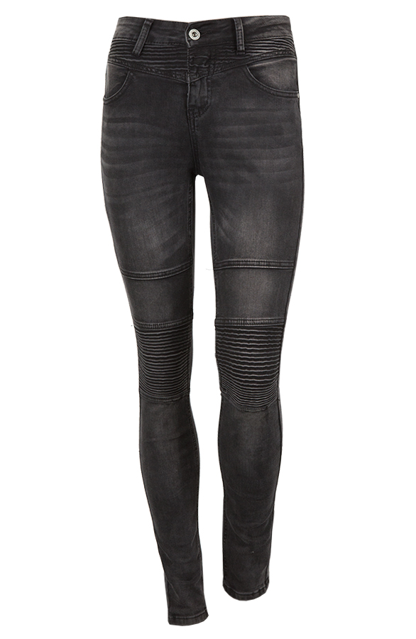 High Waist Biker Jeans Black – shoparchief