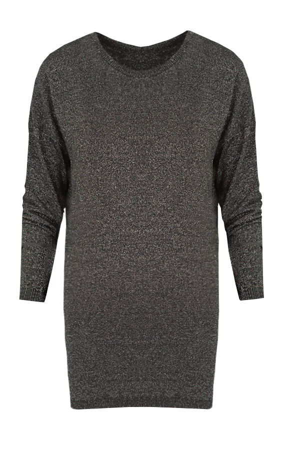 Loose Sweater Shine Black – shoparchief