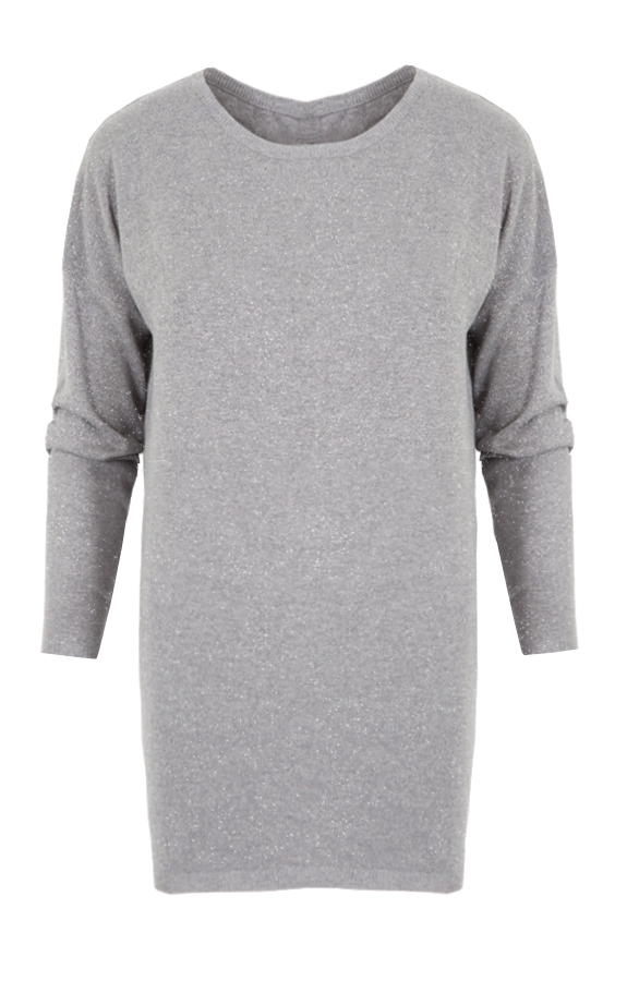 Loose Sweater Shine Grey – shoparchief