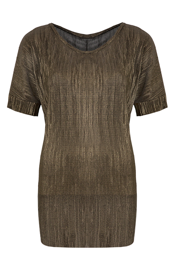 Metallic Wave Tuniek Bronze – shoparchief
