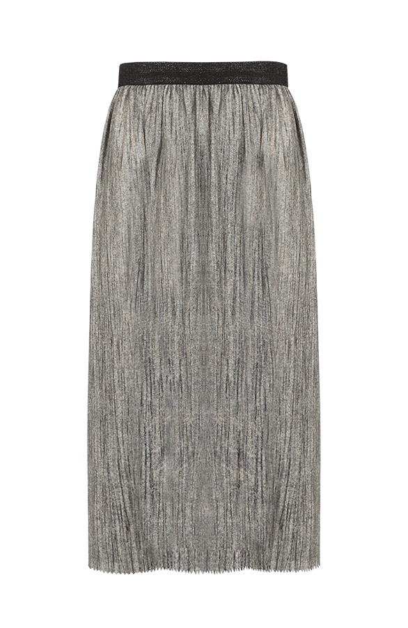 Plisse Skirt Metallic – shoparchief