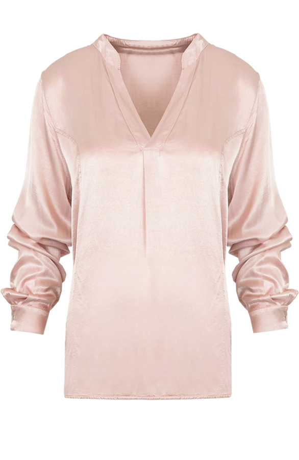 Silk Blouse Blush Pink – shoparchief