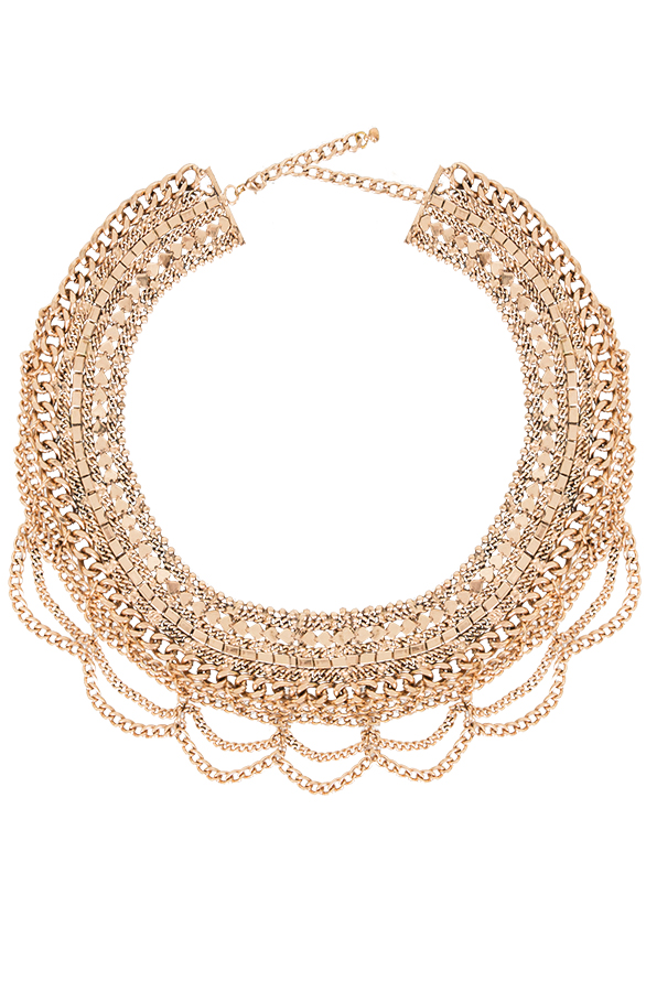Statement Chain Necklace Rose – shoparchief