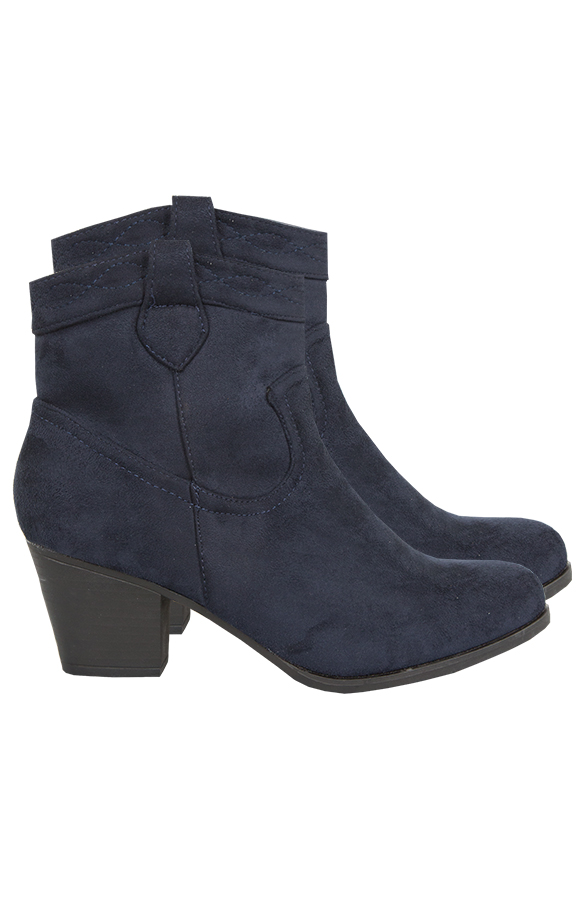 Suede Booties Blue 2.0 – shoparchief