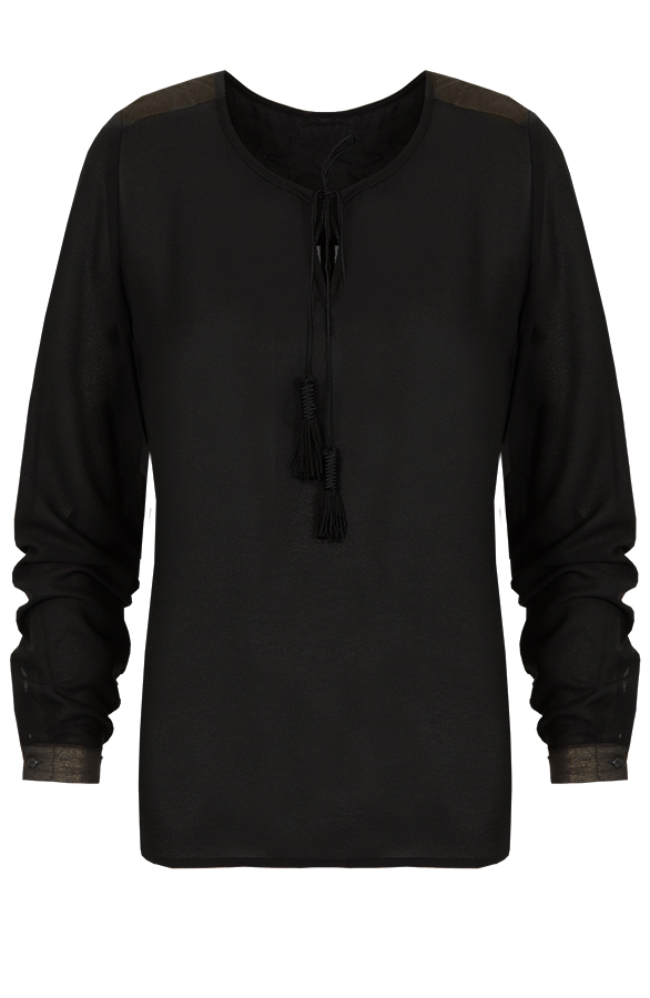 Urban Luxury Blouse Black – shoparchief