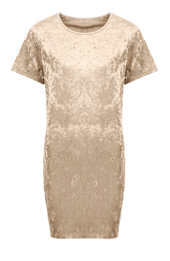 Velvet Jurk Gold – shoparchief